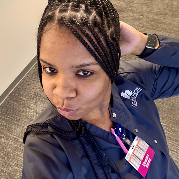 Photo of African American nursing student