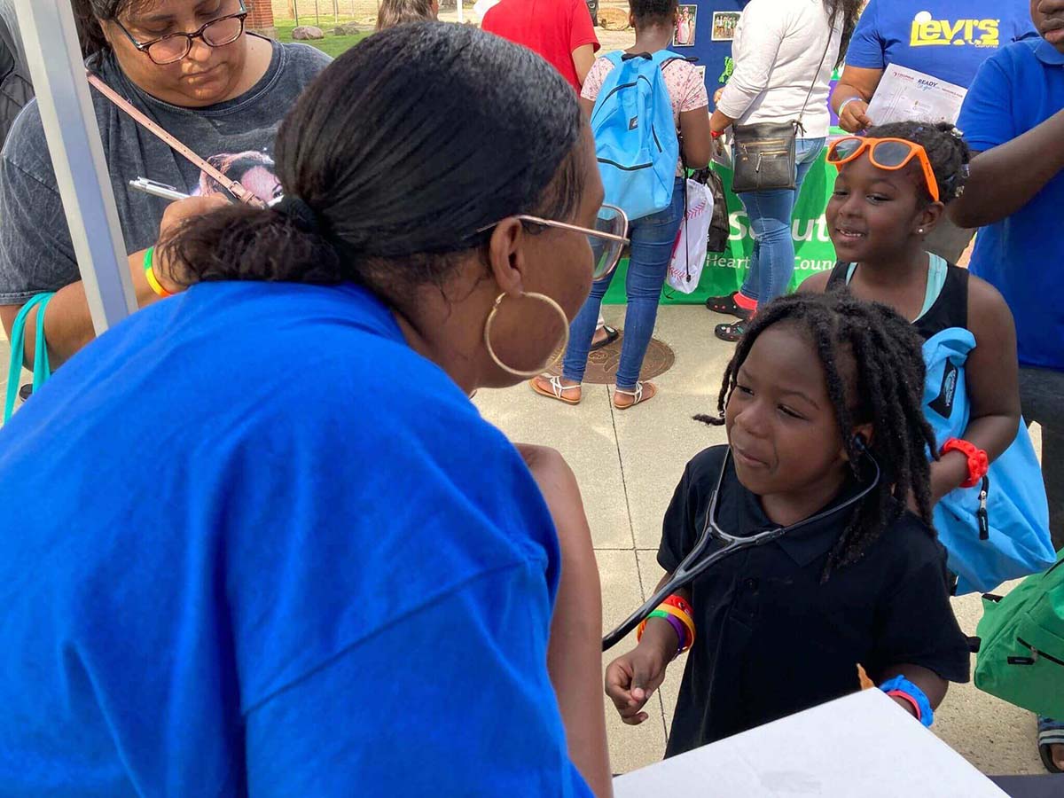 Students Smiling At Resource Fair