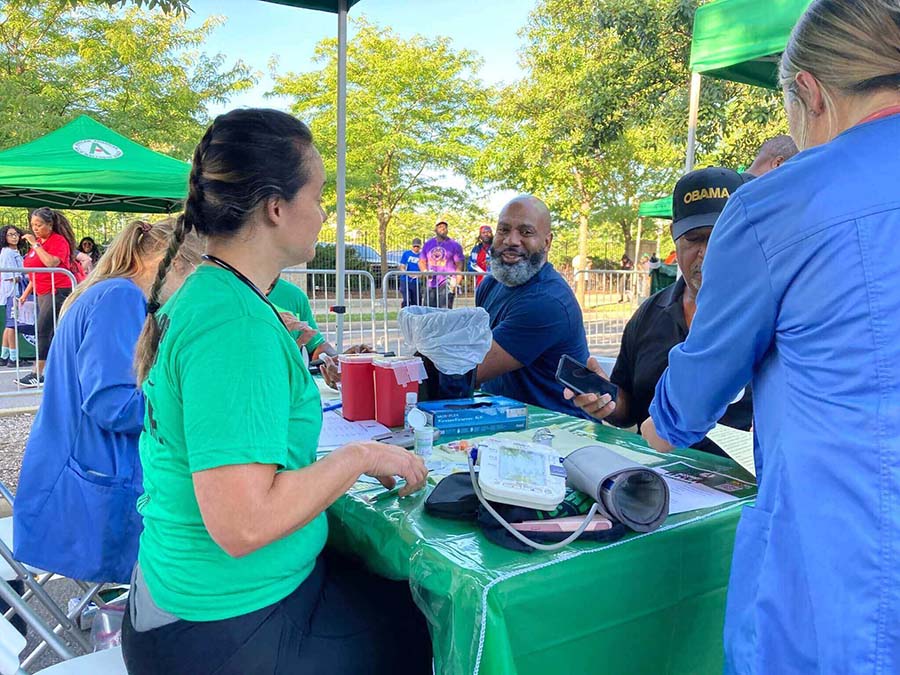 Table At Male Wellness Walk