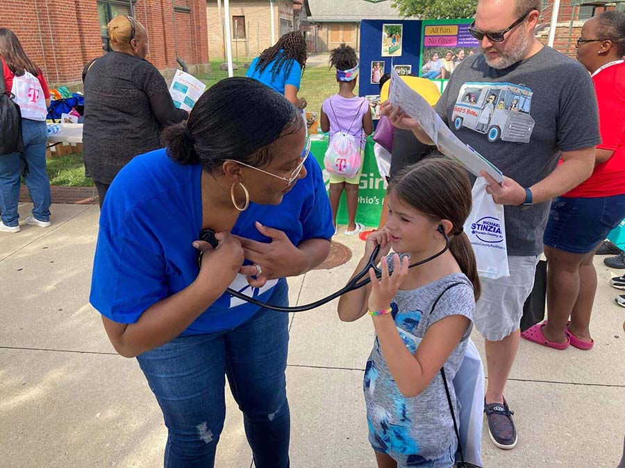 Young Girl With Stethoscope