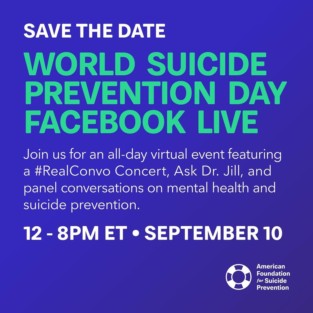 Suicide Prevention Week 2021 September 5th 11th